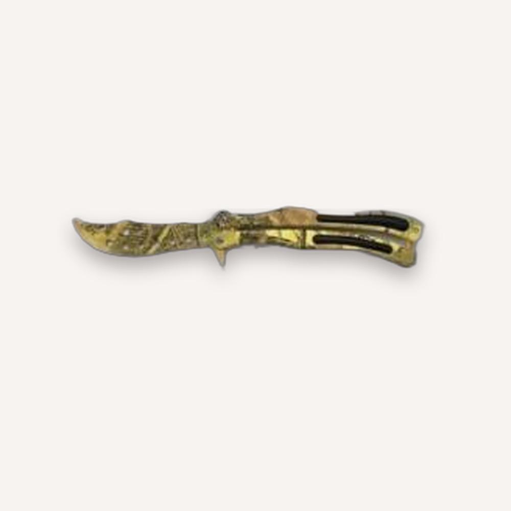 Butterfly Knife — Scarecrow Handle
