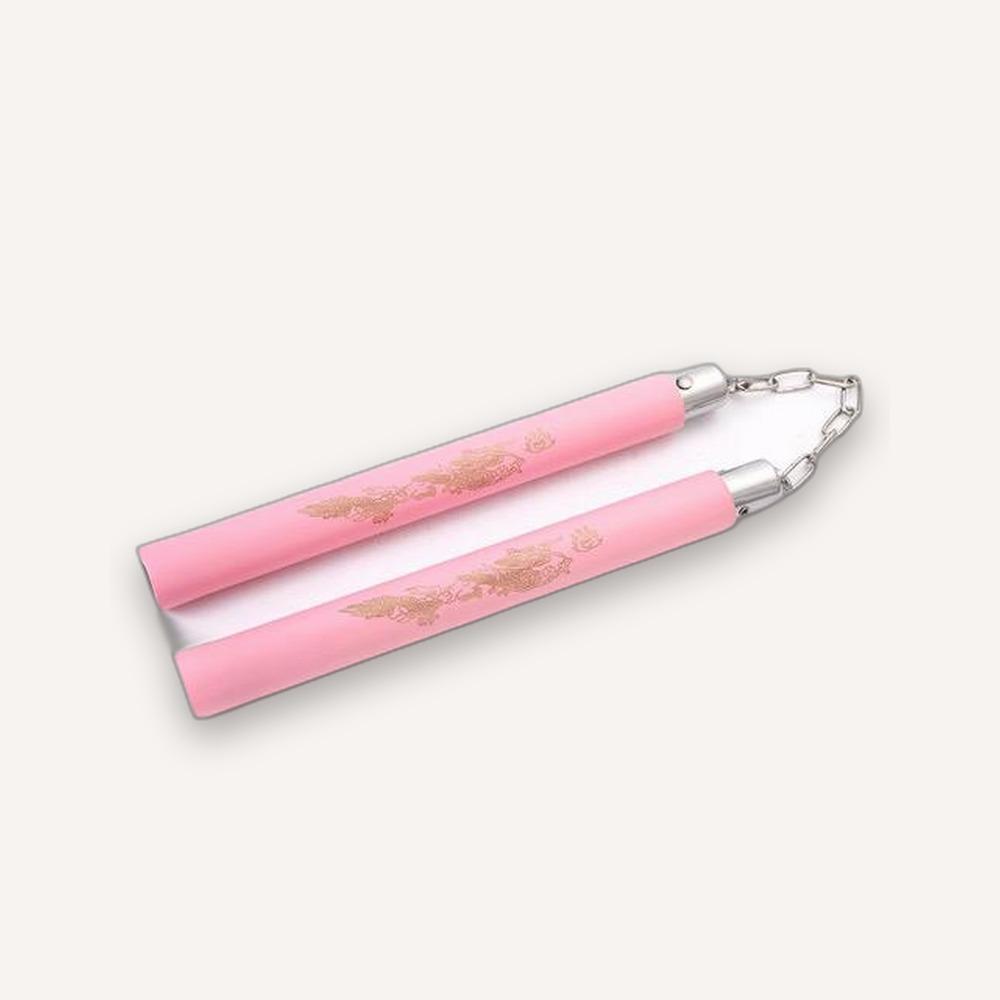 Foam Training Nunchucks — Pink