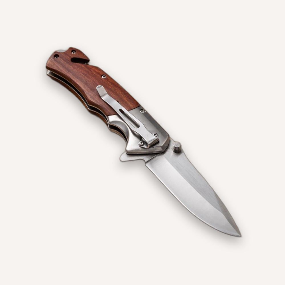Folding Pocket Knife — 20cm, Steel Frame